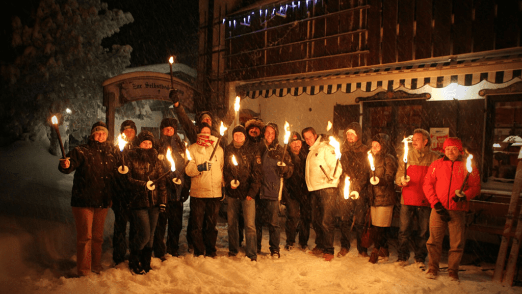 Weihnachtsfeier Hüttengaudi